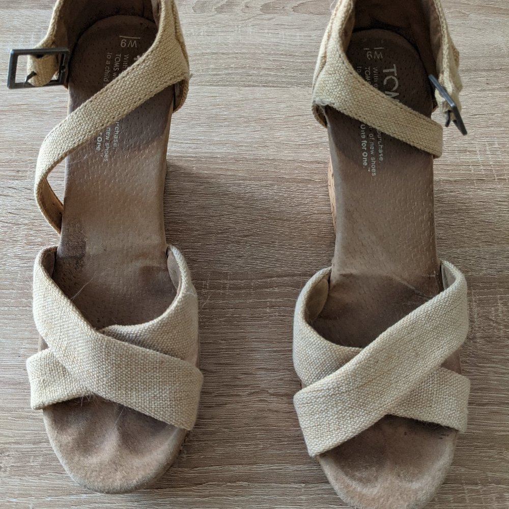 Toms Espadrille Wedges
